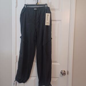 NOBO Parachute cargo pants Highrise Black sz S